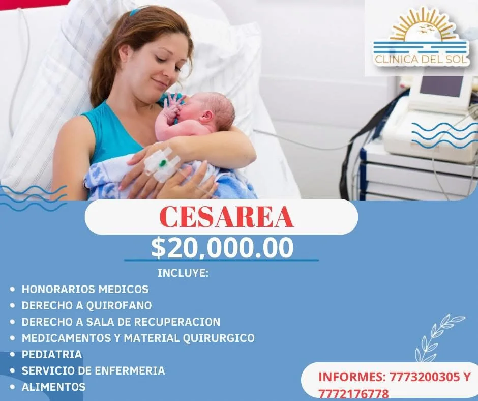 Servicio de maternidad en Clínica del Sol