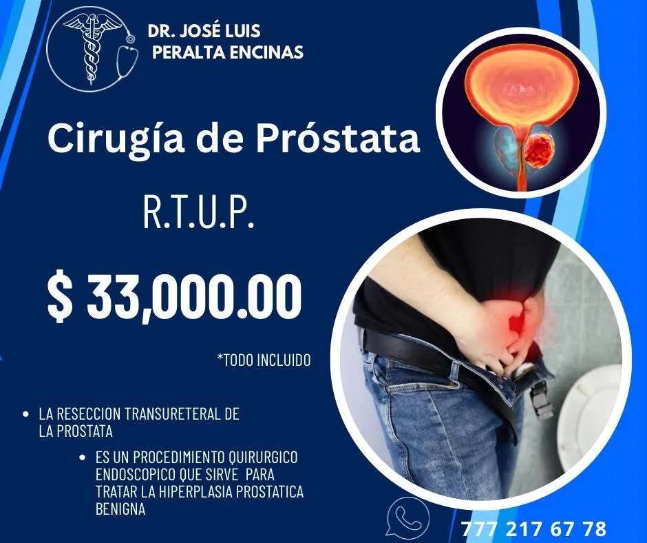 Promoción de cirugía de próstata RTUP